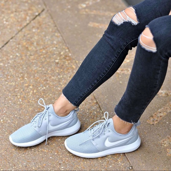 Nike Shoes - Nike Grey Roshe Two Sneakers